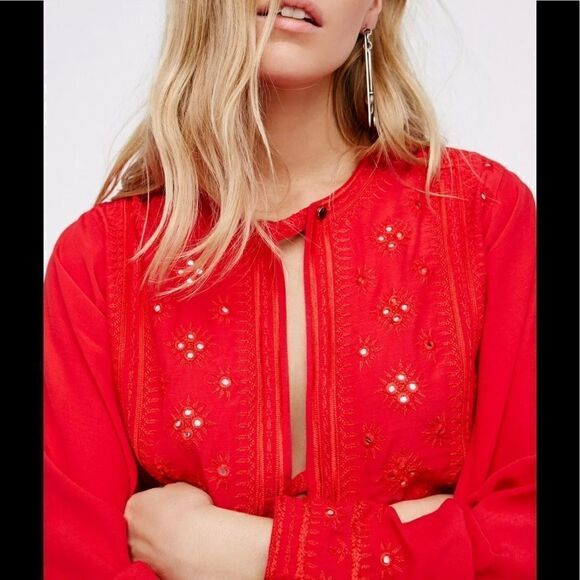 Free People X New Romantics Cocktail Tunic Size S - Picture 3 of 8